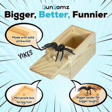 Load image into Gallery viewer, The FunFamz Mini Original Spider Prank Box
