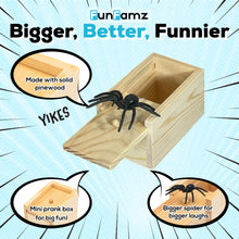 Load image into Gallery viewer, The FunFamz Mini Original Spider Prank Box
