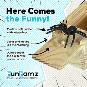 The FunFamz Mini Original Spider Prank Box