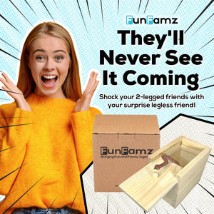 The FunFamz Original Snake Prank Box - A Realistic Snake Prank Gift